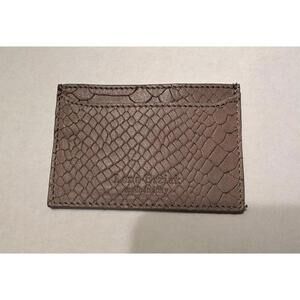 Lena Erziak Leather Credit Card Case New Taupe